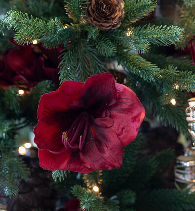 Kunstig Amaryllis på clip 9 cm Kunstig Amaryllis på clip 9 cm